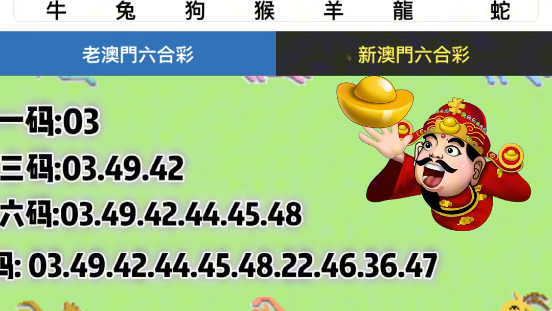 新澳门综合号码走势分析100期